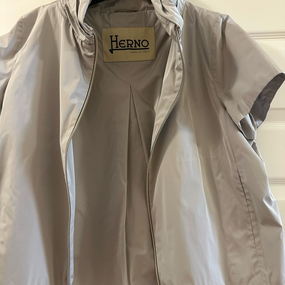 Herno Silver Short Sleeve Jacket - image 1